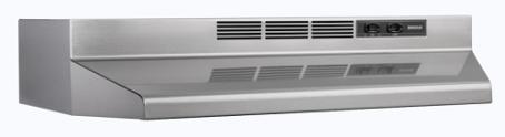 Range Hood, 30-inch, Two-Speed max 210 cfm, STAINLESS-Look Finish, Broan