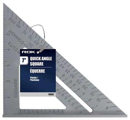Quick Square, 7-inch Triangular, Plastic, ROK