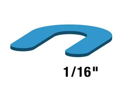 Tile Spacers, Horseshoe, 1/16
