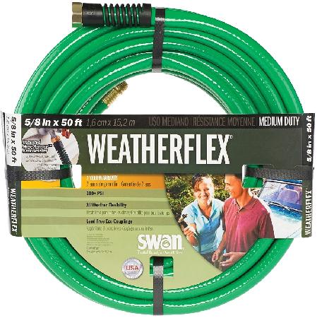 Garden Hose, 4-Ply PVC, 5/8