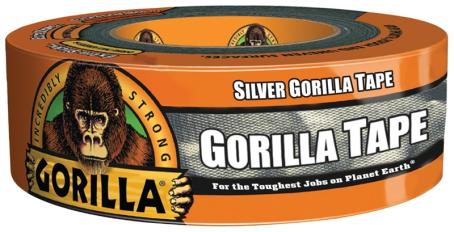 Gorilla Tape, Silver, 48mm x 27m