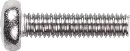 Machine Screw, Pan Head, Metric, M6 x 50 mm, Zinc-Plated, 5/pkg