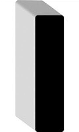 PVC White Board E2E, 5/8