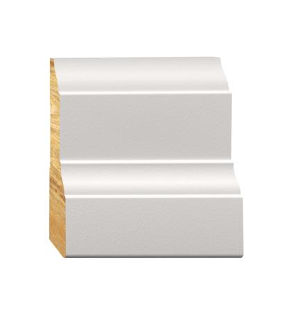 Baseboard, Finger-Joint Pine Primed, 11/16