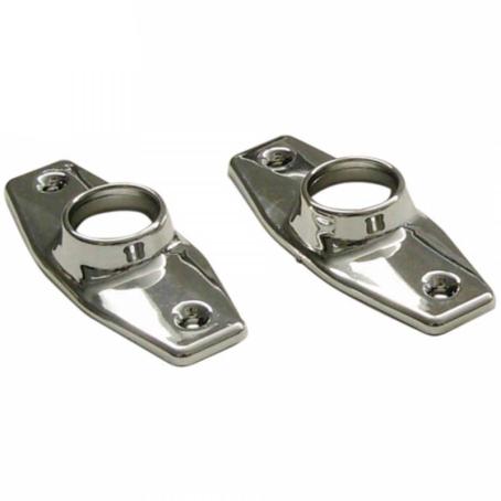 Shower Rod Brackets, Chrome, Taymor, (1 pair)