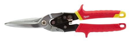 Metal Snips, Long Aviation-Style, Straight, Milwaukee