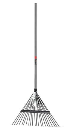 Fan Rake, Steel Tine, Spring Back, Fiberglass Handle, Garant GFLR24