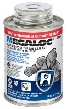 Pipe Joint Seal Compound, 237 ml with brush, OATEY Megaloc