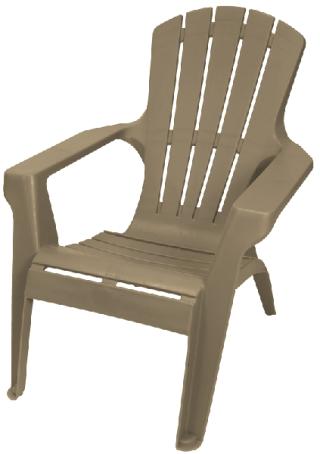 Muskoka Chair, Stacking, WOODLAND BROWN Resin, Gracious Living