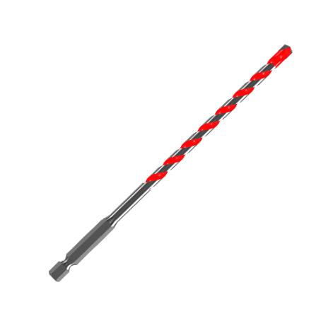 Drill Bit, Masonry, Hex Shank, Rotary/Hammer, 1/4