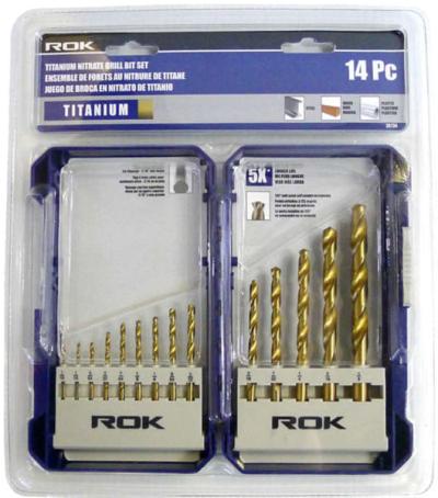 Drill Bit Set, 14 pc, 1/16