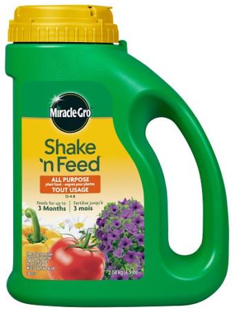 Fertilizer, Miracle Gro All-Purpose 12-4-8, Granular, 2.04 kg Shaker