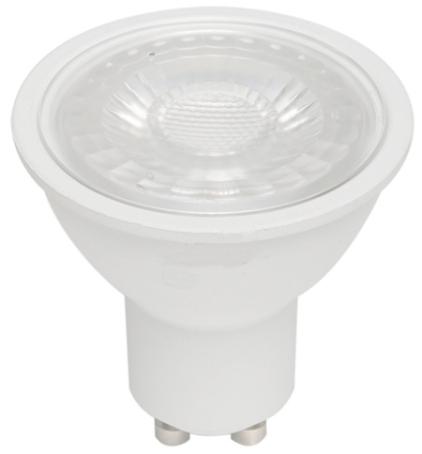 Light Bulb, LED, Reflector GU10, 7 Watt, Warm White. Dimmable, 6/pkg, Electrimart