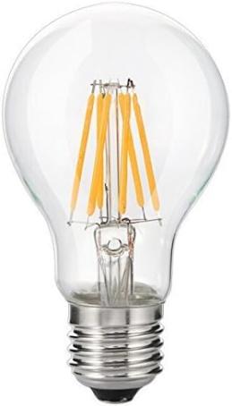 Light Bulb, LED, Clear A19, 7 Watt, Warm White, Dimmable, 2/pkg, Electrimart