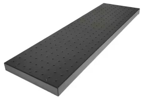 Steel Stair Tread, 11 in x 36 in, Pylex, BLACK
