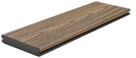 Trex, Composite, Transcend, HAVANA GOLD, Grooved Deckboard, 0.94