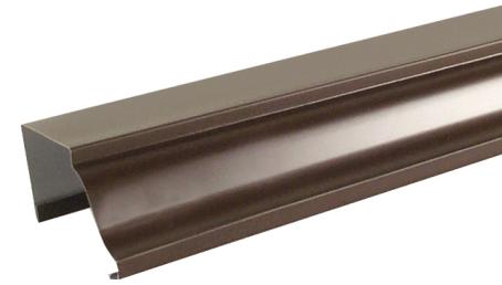 Eavestrough, Aluminum, Brown, GUTTER, K-Style, 5