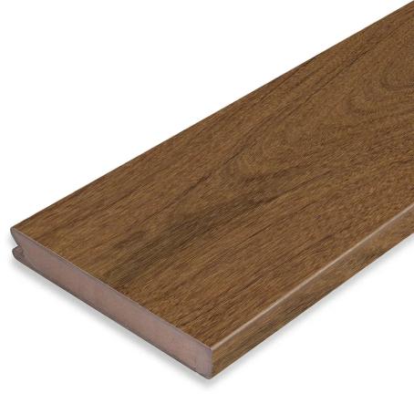 Eva-Last, Bamboo Foamed PVC, Pioneer, NATURAL IPE, Starter (Grooved One Side) Deckboard, 0.838