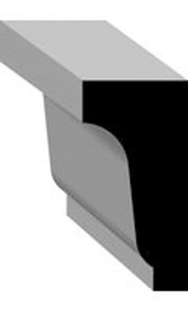 Shingle/Panel Moulding, Solid Clear Pine, 9/16