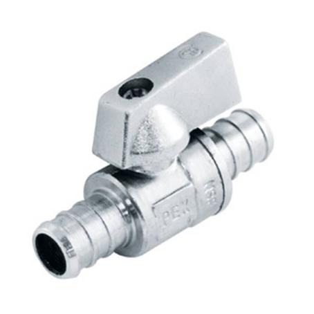 Line Stop, Straight, 1/4-Turn Ball Valve, 1/2
