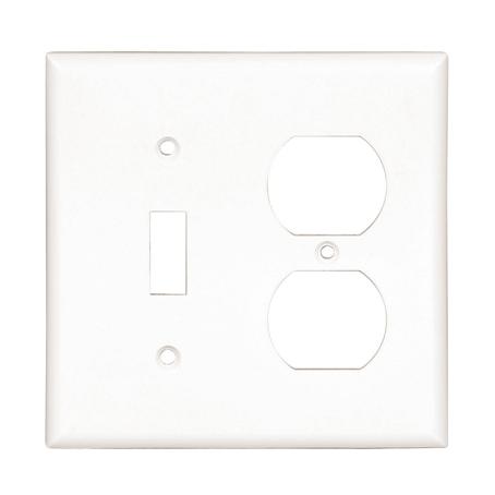 Cover Plate, Switch/Receptacle, White
