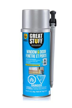 Spray Foam, Great Stuff, Window & Door, Smart Dispenser, 12oz.