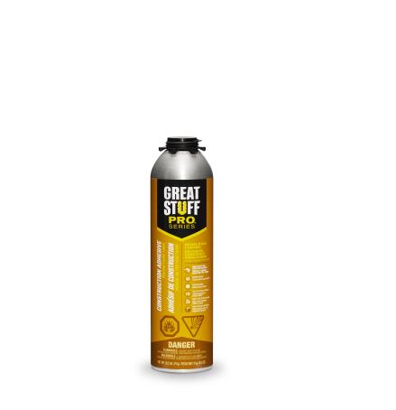 Construction Adhesive, Spray Foam, Great Stuff Pro, 26.5oz, GUN REFILL