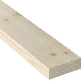 Common Pine, 2 x 2 x 8 ft, D4S #1 & 2