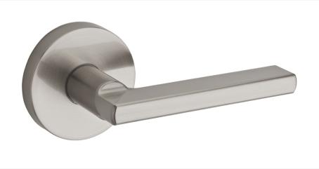 Passage Lever Set, HALIFAX Round Rosette, UL-Rated 3Hr, SATIN NICKEL, Weiser Builder Pack