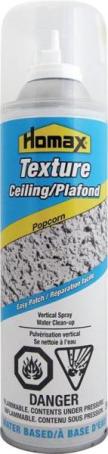 Ceiling Texture Repair, Popcorn, HOMAX, Pre-Mixed, 14 ounce spray 