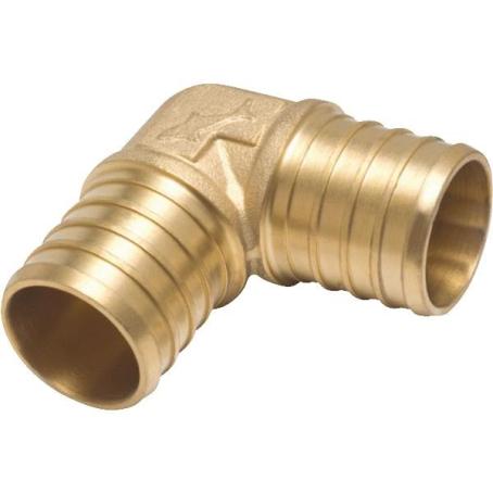 Elbow, 90 Degree, PEX Insert Brass, 1/2