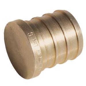 Plug, PEX Insert Brass, 1/2