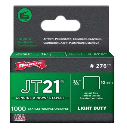 Staples, Arrow, JT-21, 3/8