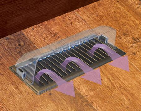 Air Deflector,Magnetic, Adjustable from 9
