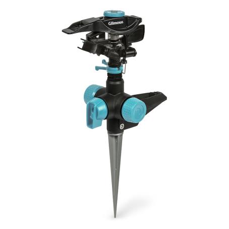 Lawn Sprinkler, Pulsating, with Step Spike, GILMOUR (26192)