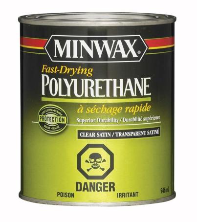 Varnish, Polyurethane, Interior, Satin, 946 ml, Minwax