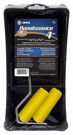 Mini-Roller Set, Renaissance Lint Free, 10mm, 4pc