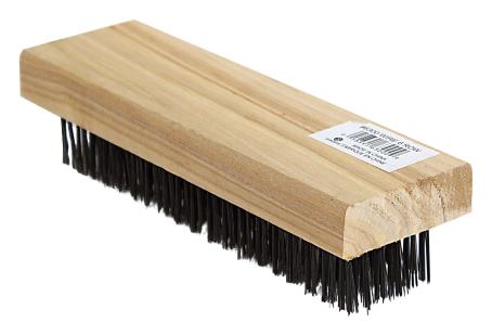 Wire Brush, 6-Row, Wood Handle