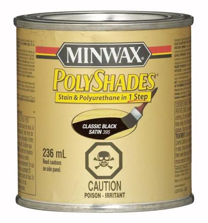 Polyshades, CLASSIC BLACK, Satin, 236 ml, Minwax