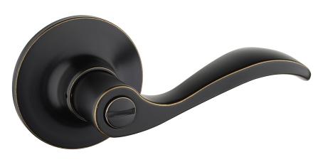 Privacy Lever Set, BRISTOL, AGED BRONZE, Reversible, Taymor