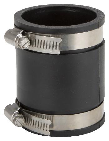 Flexible Coupling, Cast Iron/Plastic, 2