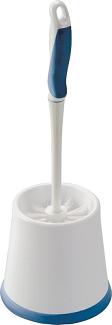 Toilet Brush, with Caddy, White