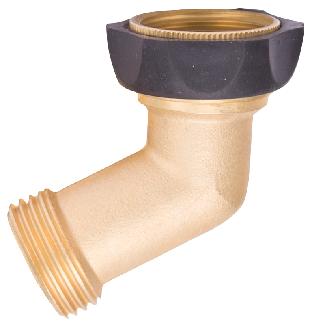 Hose Goose Neck Elbow, Brass, Landscaper Select