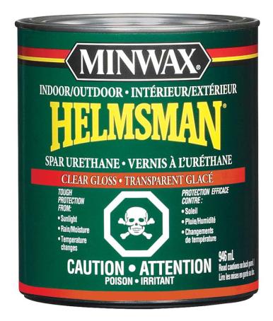 Varnish, Urethane, Interior/Exterior, Gloss, 946 ml, Minwax Helmsman