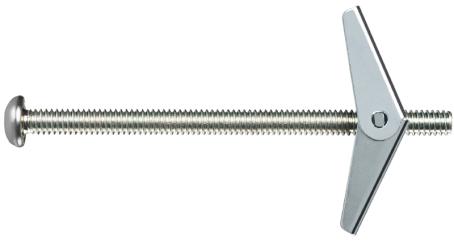 Spring Toggle Bolt, 1/8