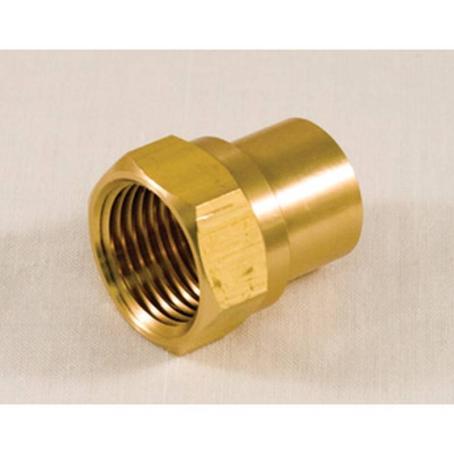 Female Adapter, Brass, 3/4