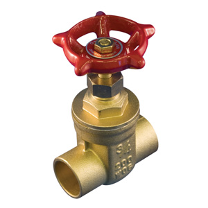 Gate Valve, Brass, 1/2