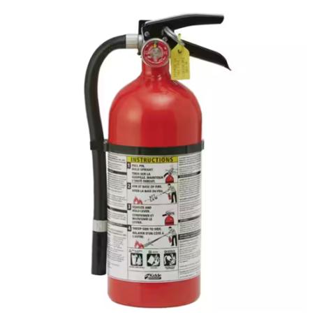Fire Extinguisher, 2-A:10-B:C, Rechargeable, Red, Kidde 466559