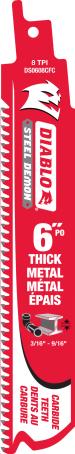 Reciprocating Saw Blade, Carbide, 6
