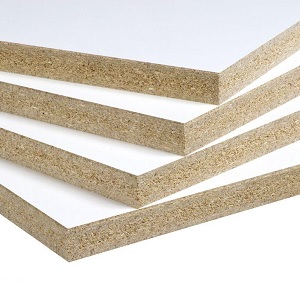 Melamine Board, White, 4 ft x 8 ft x 5/8